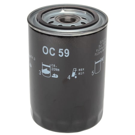 Mahle Oil Filter, Oc59 OC59